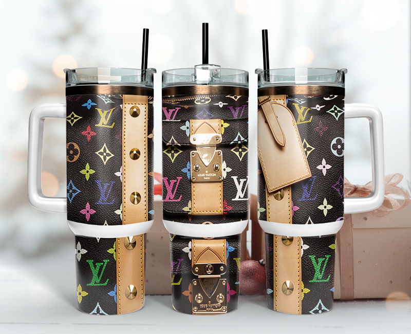 Louis Vuitton Tumbler Wrap 40oz,Tumbler Wrap with Logo Fashion - Instant PNG File 100