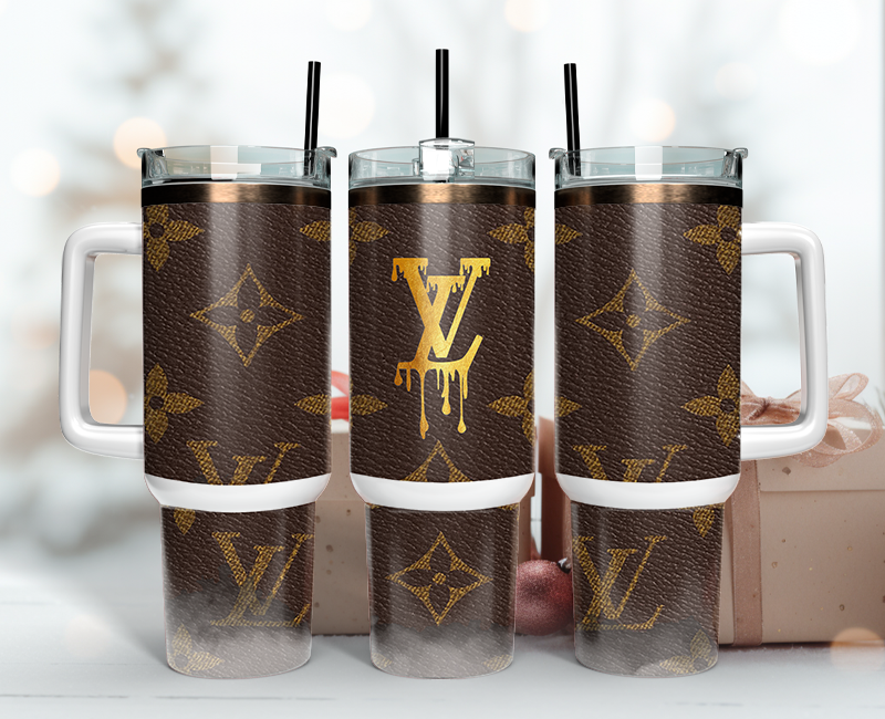 Louis Vuitton Tumbler Wrap 40oz,Tumbler Wrap with Logo Fashion - Instant PNG File 104