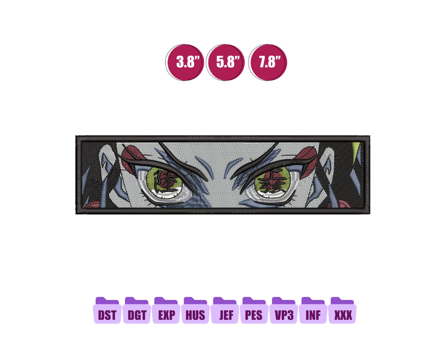 Daki Box Anime Embroidery Design, Digital Anime Embroidery File 105