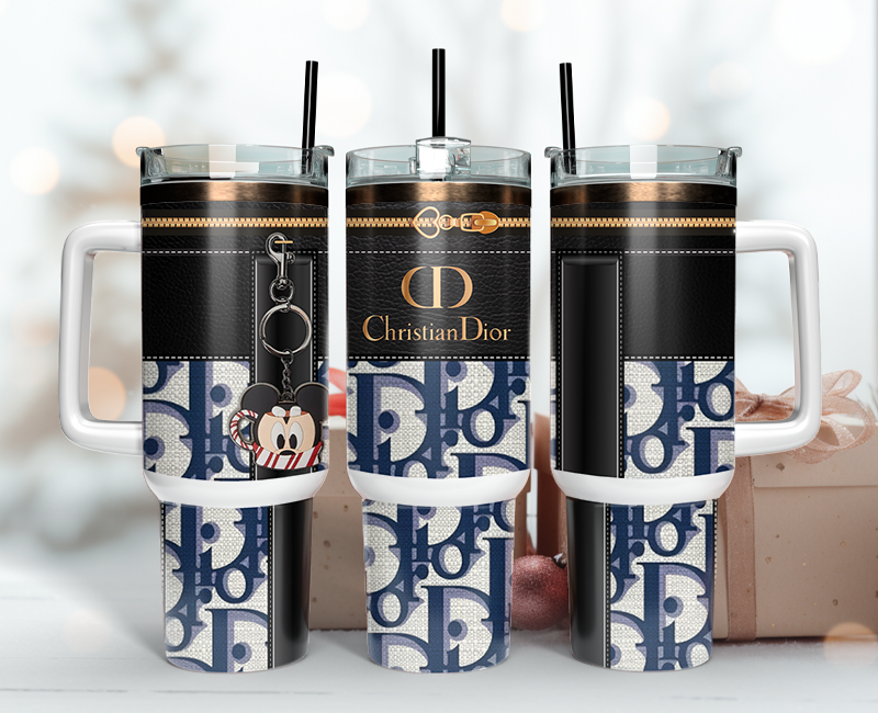 Christian Dior Tumbler Wrap 40oz,Tumbler Wrap with Logo Fashion - Instant PNG File 113