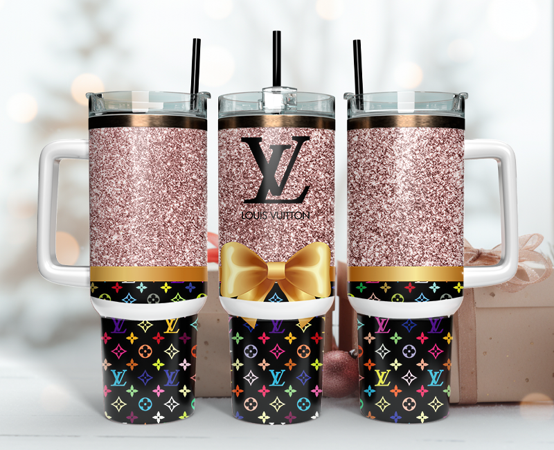 Louis Vuitton Tumbler Wrap 40oz,Tumbler Wrap with Logo Fashion - Instant PNG File 116