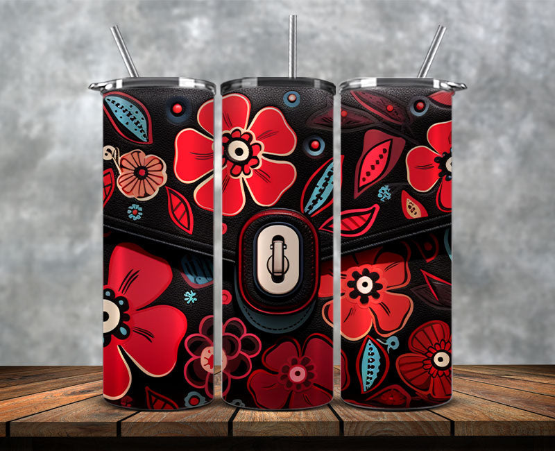 Fashion Tumbler Png, Luxury Skinny Tumbler,Louis Vuitton Tumbler Png, Pattern Logo Fashion Tumbler Png 125