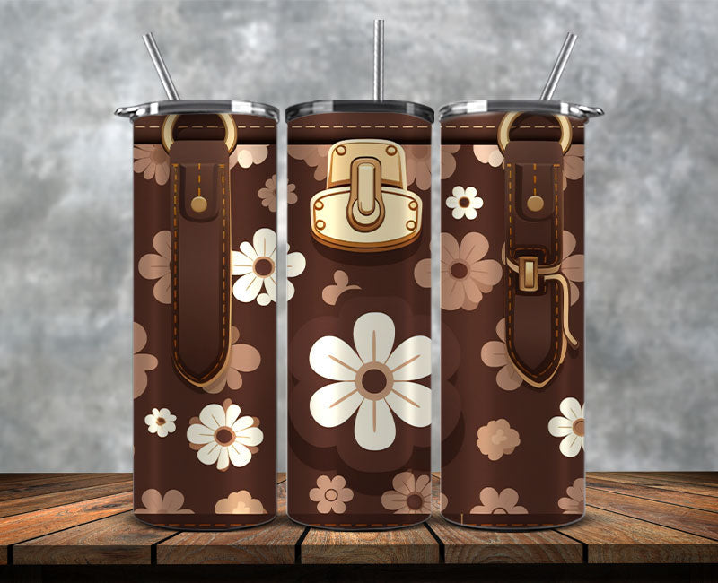 Fashion Tumbler Png, Luxury Skinny Tumbler,Louis Vuitton Tumbler Png, Pattern Logo Fashion Tumbler Png 129