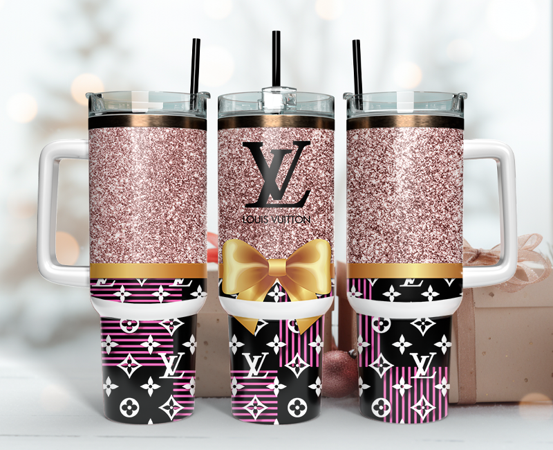 Louis Vuitton Tumbler Wrap 40oz,Tumbler Wrap with Logo Fashion - Instant PNG File 129
