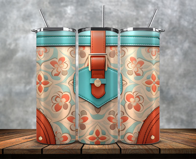 Fashion Tumbler Png, Luxury Skinny Tumbler,Louis Vuitton Tumbler Png, Pattern Logo Fashion Tumbler Png 137