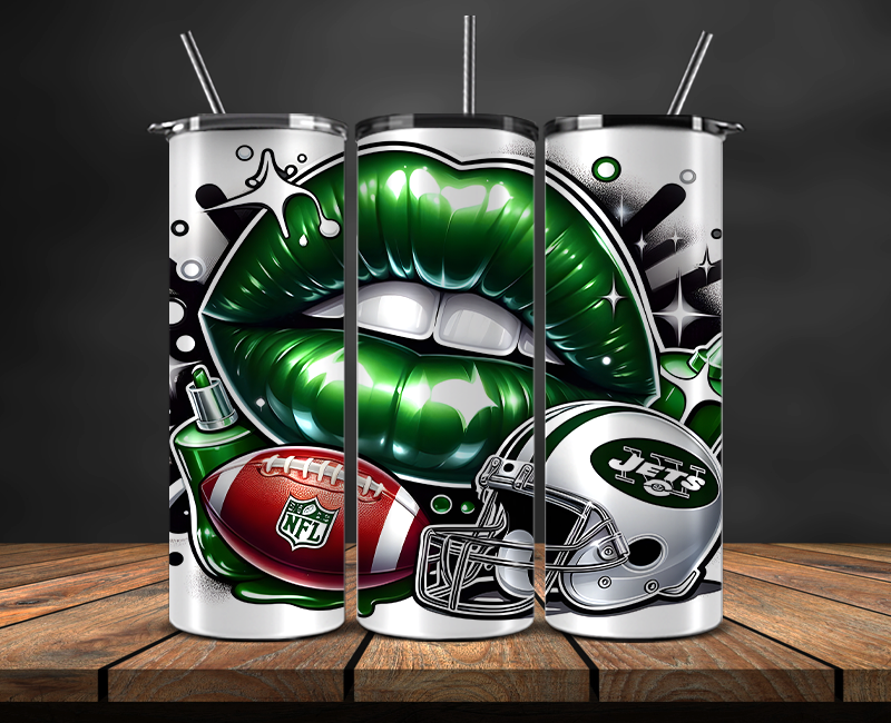New York Jets Tumbler Wrap, NFL Trendy Tumbler 13