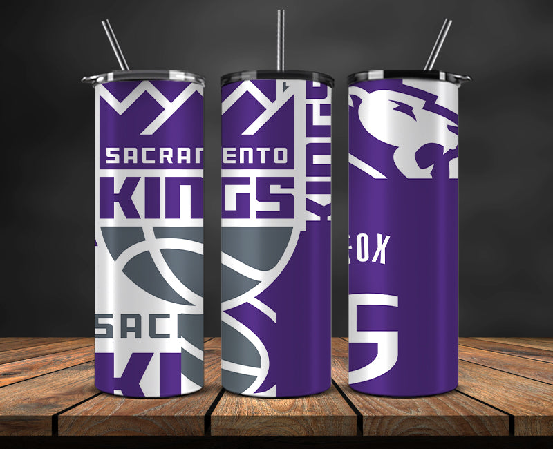 Sacramento Kings Tumbler,Basketball Sports Tumbler , Basketball Tumbler Wrap, Nba Tumbler Wrap 13