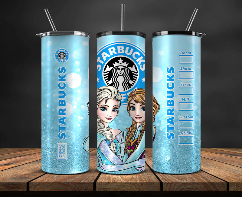 Princess Tumbler Wrap ,Princess Disney Funny Princess Tumbler Wrap , Princess Starbucks Tumbler Wrap, Disney Tumbler Wrap 14