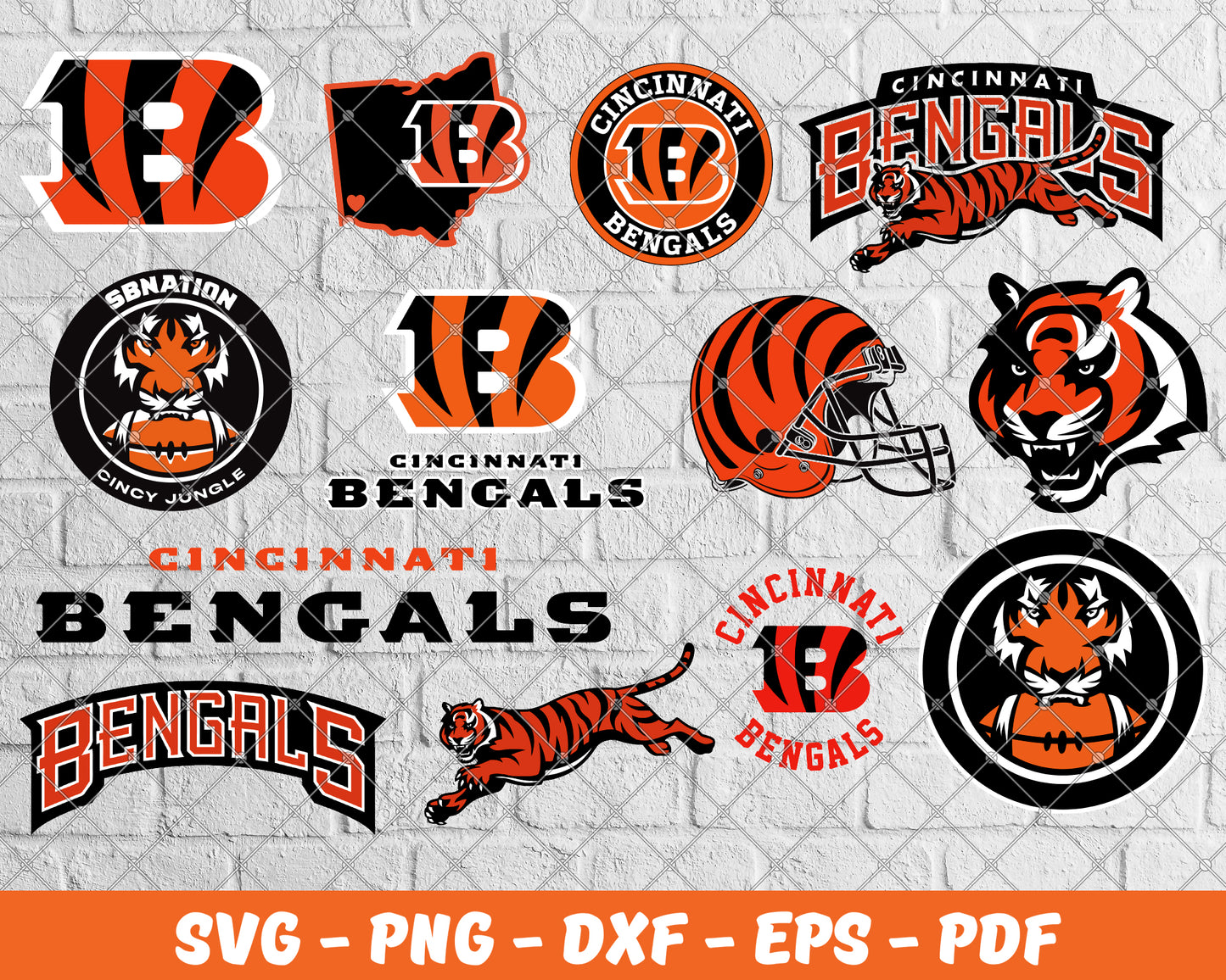 Cincinnati Bengals Bundle Svg, Football Svg ,Sport Svg, Sport Bundle Svg 14