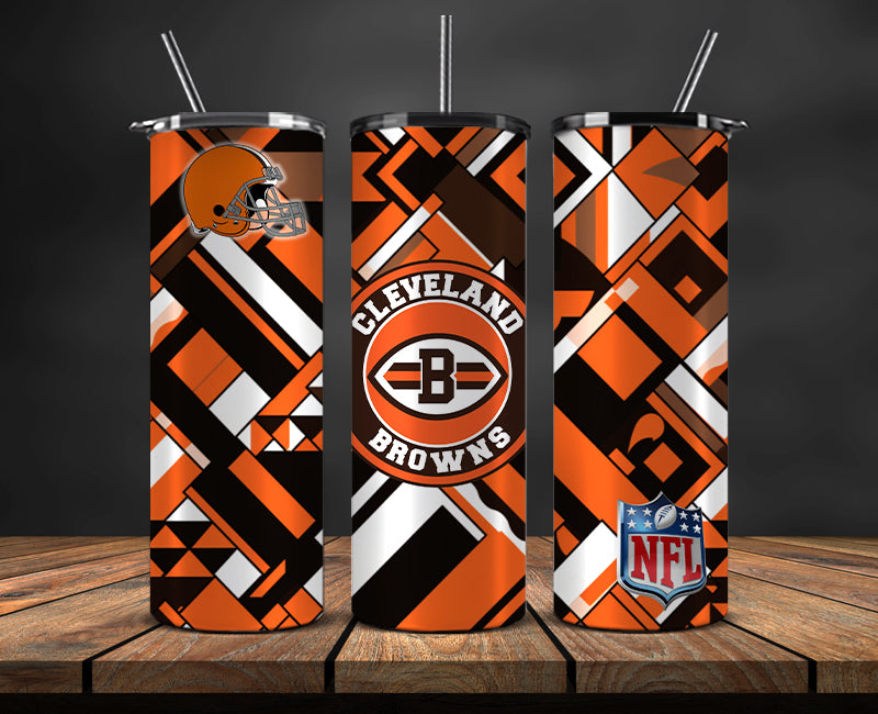Cleveland Browns Tumbler, Browns Logo Tumbler,NFL Season 2023, Design 169