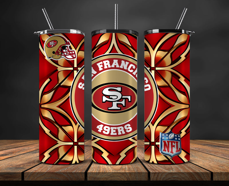 San Francisco 49ers Tumbler, 49ers Logo Tumbler,NFL Season 2023, Design 193