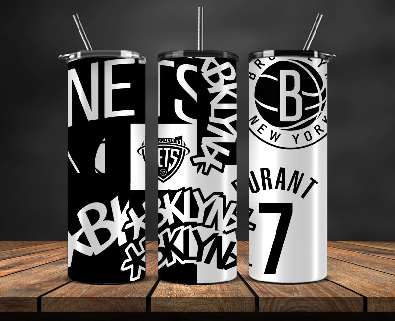 Brooklyn Nets Tumbler,Basketball Sports Tumbler , Basketball Tumbler Wrap, Nba Tumbler Wrap 19