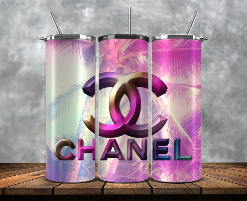 Chanel Tumbler Wrap, Chanel Logo, Fashion Patterns, Logo Fashion Tumbler, Logo LV 3d Inflatable 82