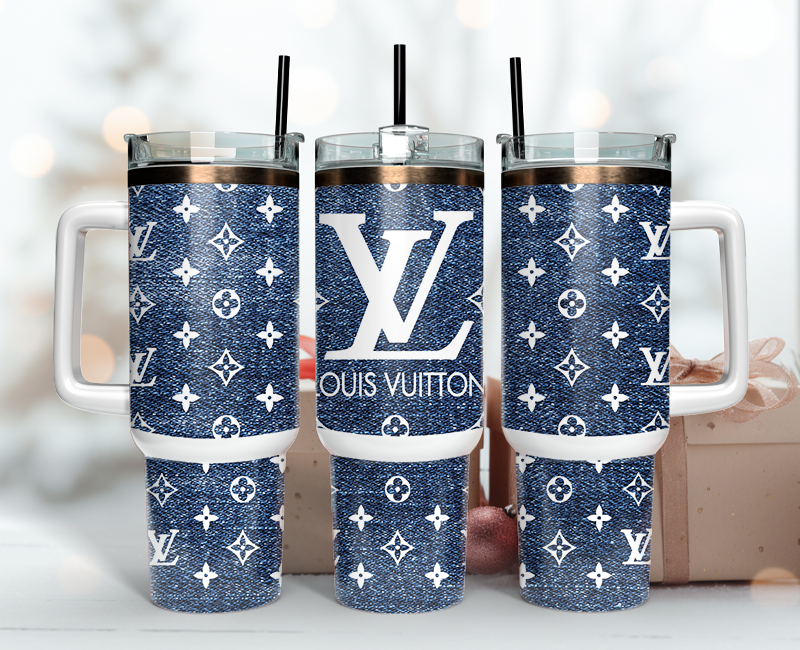 Lv Tumbler Wrap 40oz,Tumbler Wrap with Logo Fashion - Instant PNG File 01