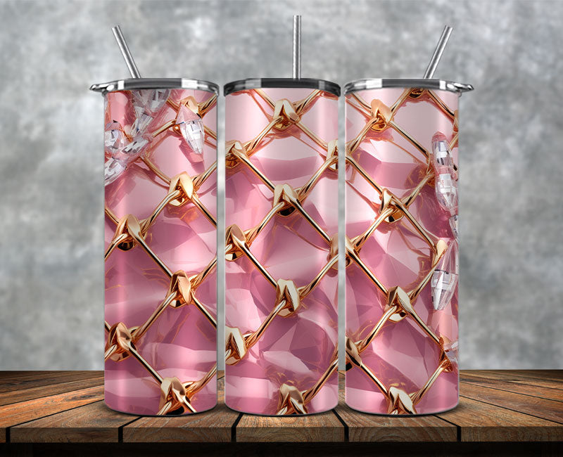 Fashion Tumbler Png, Luxury Skinny Tumbler, Coach Tumbler Png, Pattern Logo Fashion Tumbler Png 21