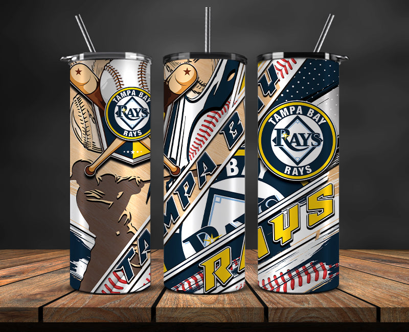 Tampa Bay Rays Tumbler Wrap, Mlb Tumbler Mlb Logo Tumbler Png 26