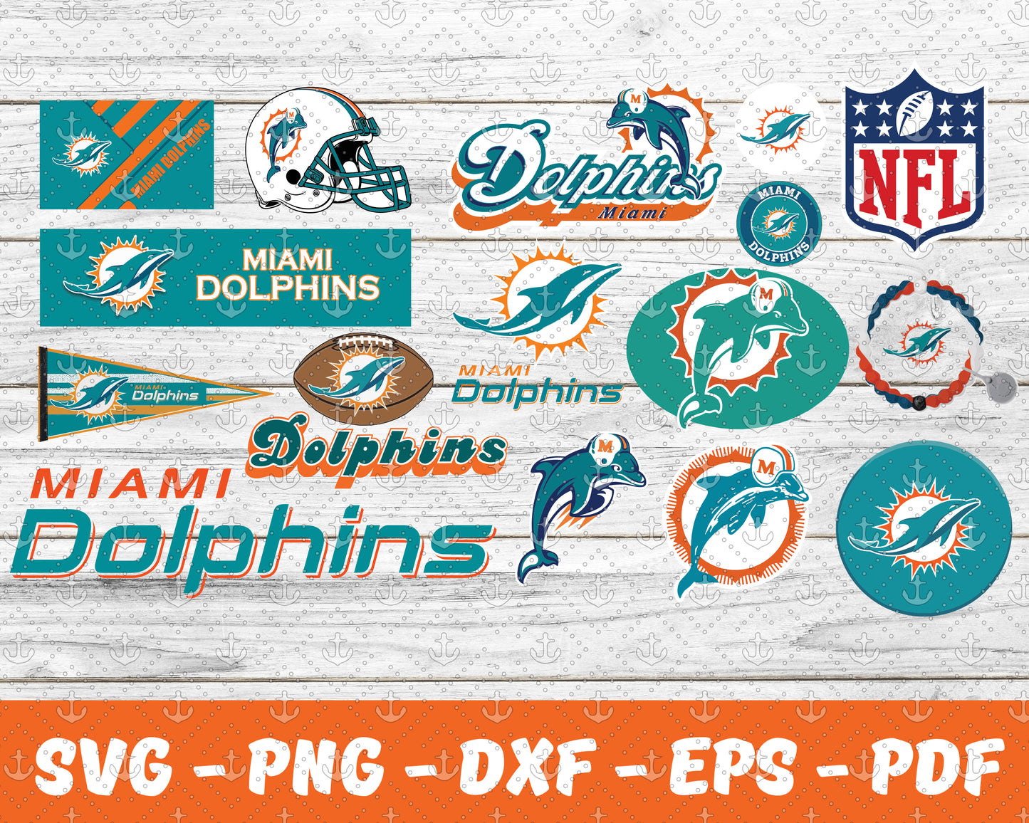 Miami Dolphins Svg , Sport Svg , Bundle N C C A Svg 28