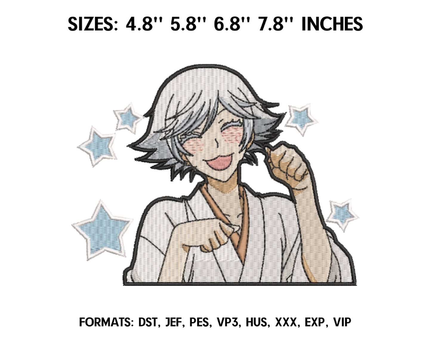 Mizuki Kamisama Anime Embroidery Design, Digital Anime Embroidery File 02