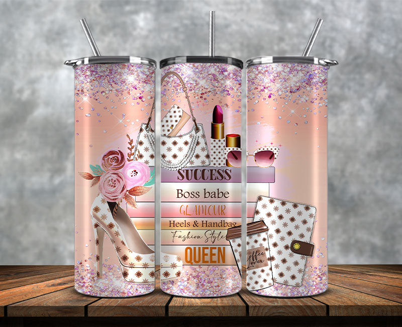 Fashion Tumbler Png, Luxury Skinny Tumbler, Coach Tumbler Png, Pattern Logo Fashion Tumbler Png 39