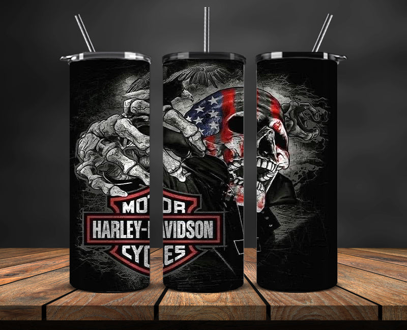 Harley Skinny Tumbler Png, Motor Harley Digital Tumbler Wrap, Moto Tumbler Wrap 39