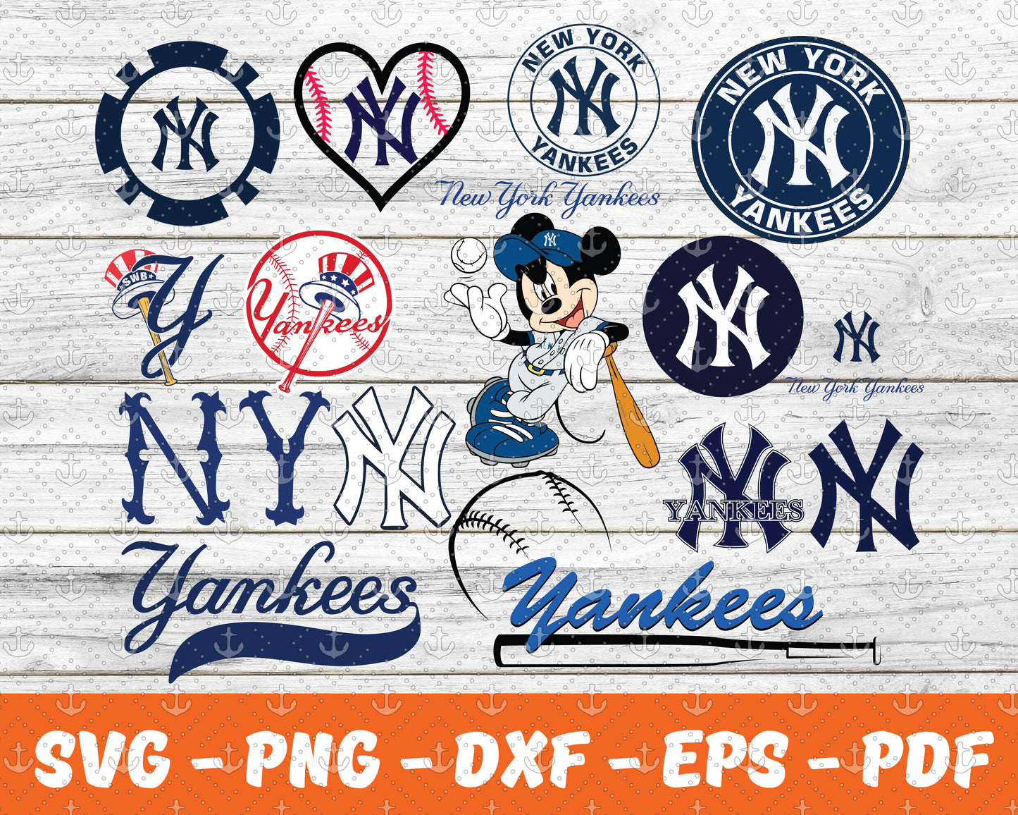 New York Yankees Svg ,Sport Svg , Bundle N C C A Svg 41