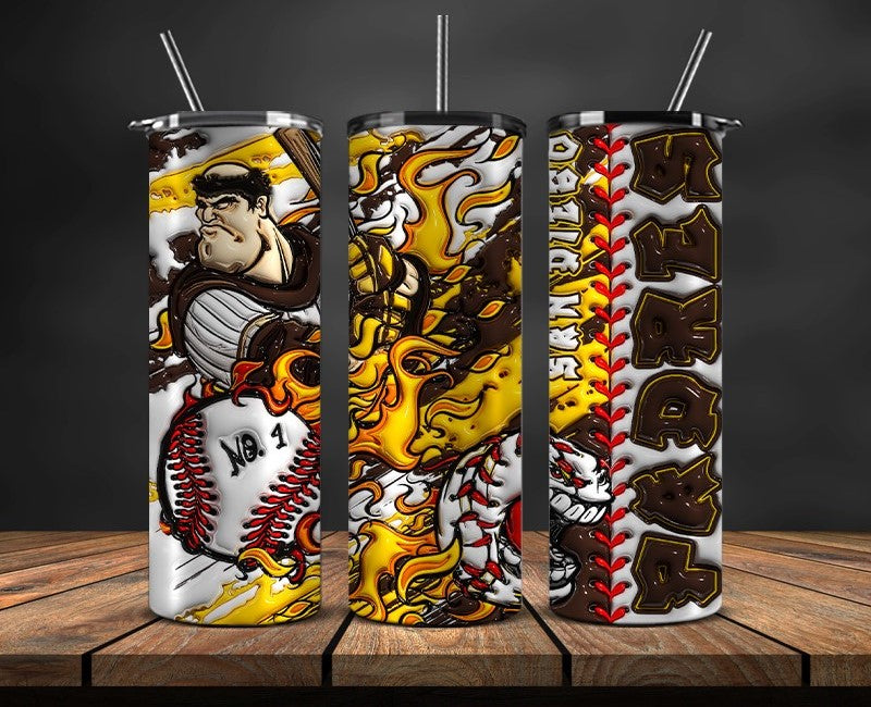 San Diego Padres Tumbler Wrap, Mlb Tumbler Mlb Logo Tumbler Png 47