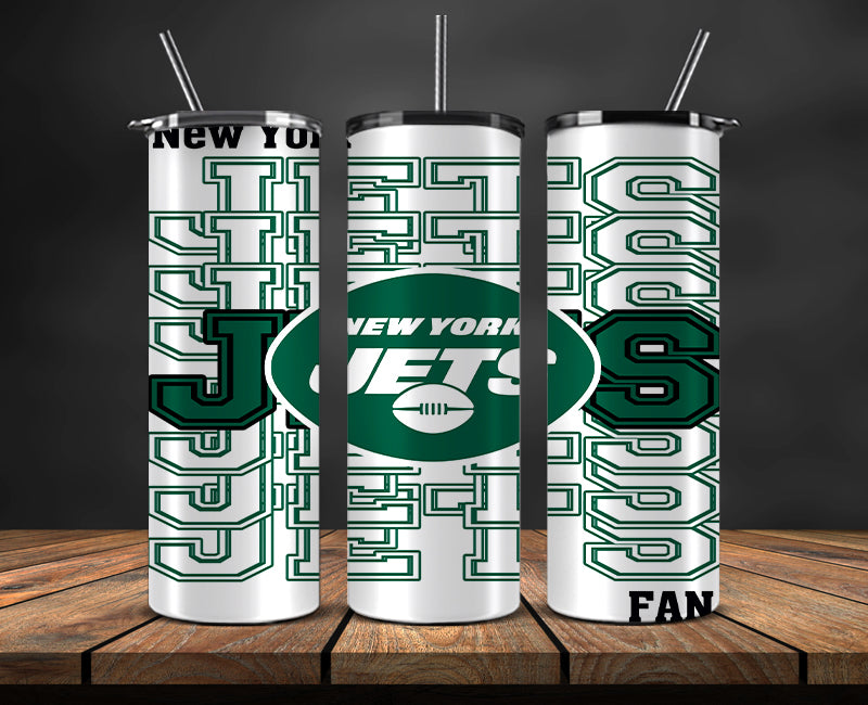 New York Jets Tumbler, NY Jets Logo,NFL Season Design 50