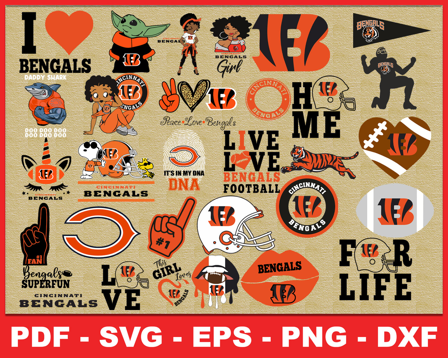 Cincinnati Bengals Svg , Football Team Svg 57