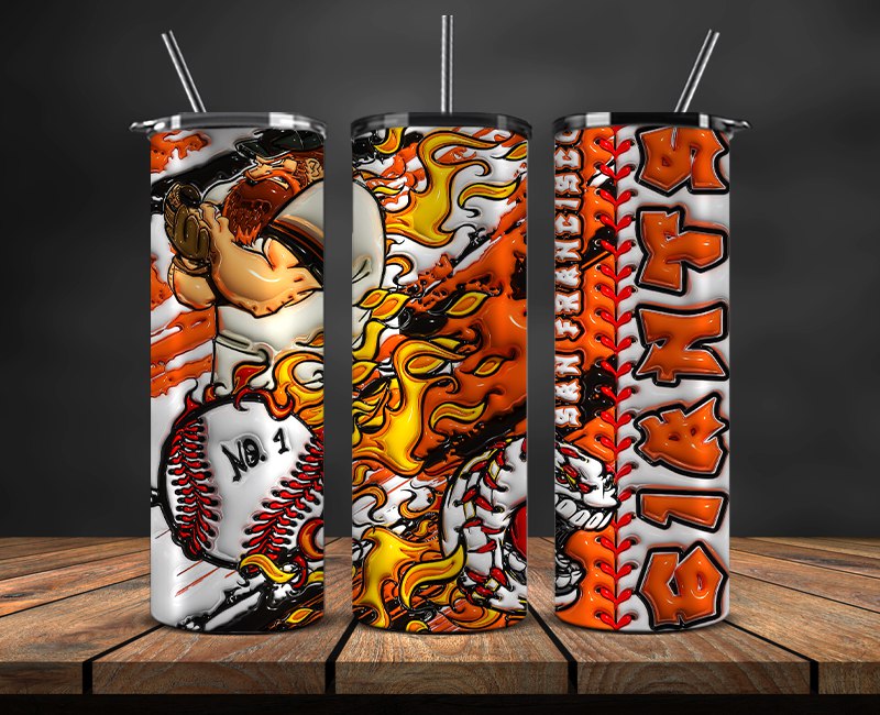 San Francisco Giants Tumbler Wrap, Mlb Tumbler Mlb Logo Tumbler Png 58