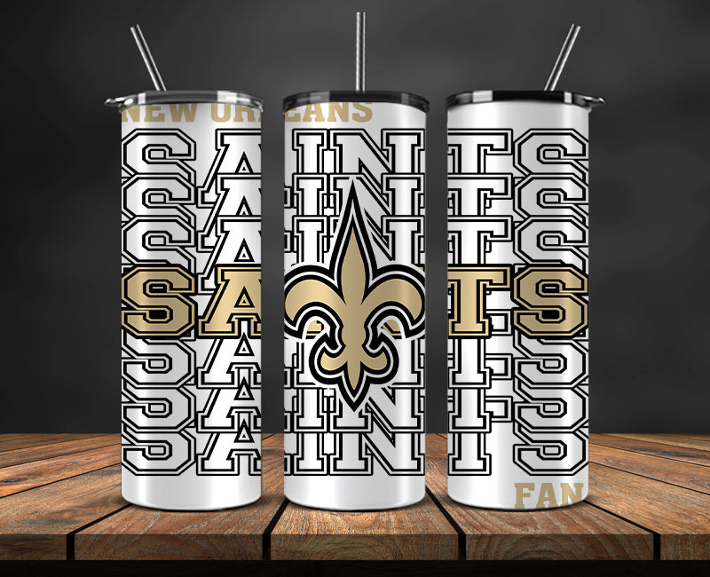 New Orleans Saints Tumbler, Saints Logo,NFL Season Design 58