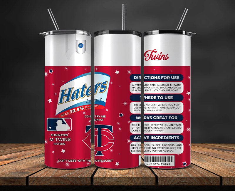 Minnesota Twins Tumbler Wrap, MLB Tumbler Pn , MLB Tumbler Wrap Design New-05