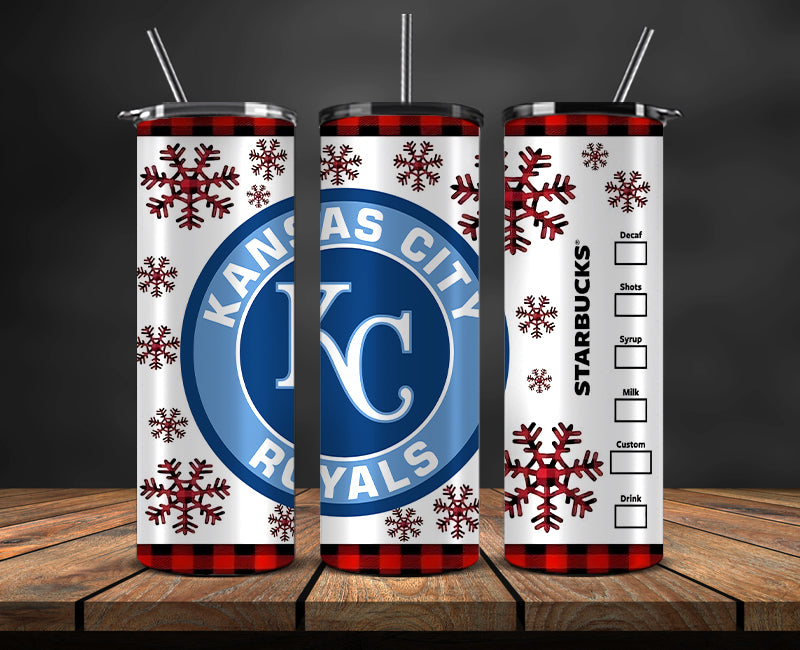 Kansas City Royals Png,Christmas MLB Tumbler Png , MLB Christmas Tumbler Wrap 05