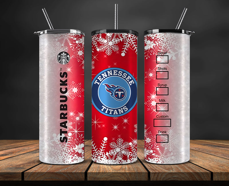 Tennessee Titans Christmas Tumbler Png,NFL Merry Christmas Png, NFL Christmas Tumbler Wrap 64