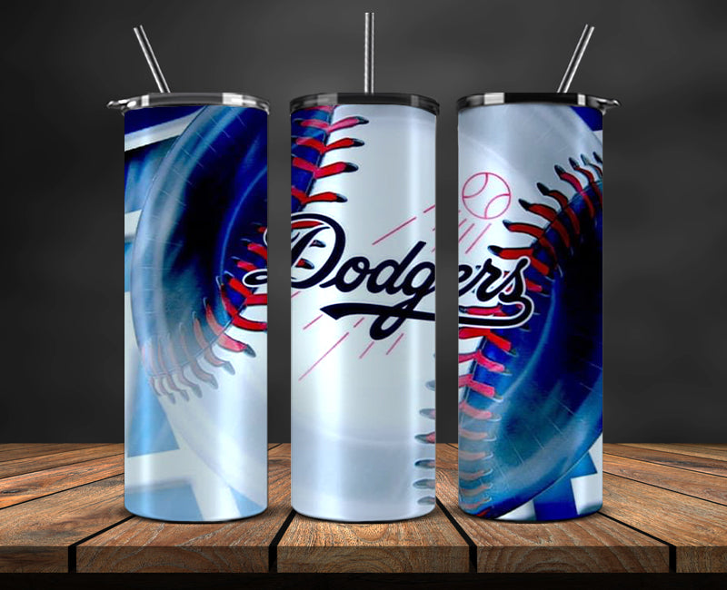Los Angeles Dodgers Tumbler Wrap, Mlb Tumbler Mlb Logo Tumbler Png 66