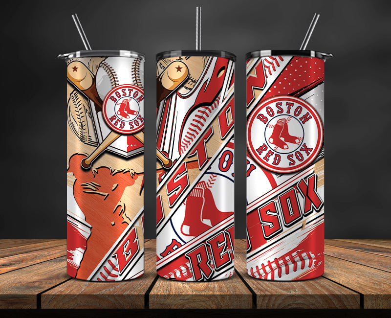 Boston Red Sox Tumbler Wrap, Mlb Tumbler Mlb Logo Tumbler Png 06