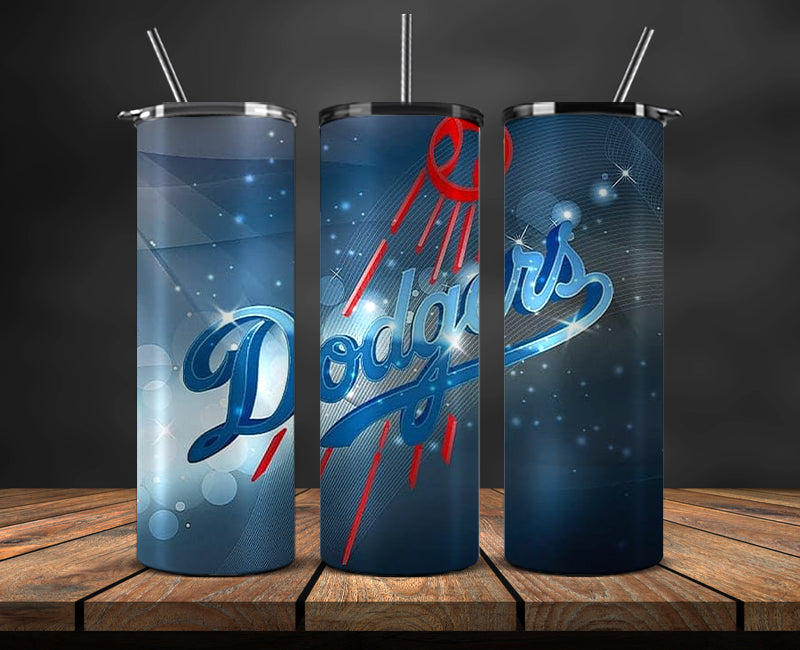 Los Angeles Dodgers Tumbler Wrap, Mlb Tumbler Mlb Logo Tumbler Png 71