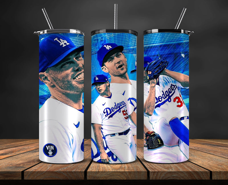 Los Angeles Dodgers Tumbler Wrap, Mlb Tumbler Mlb Logo Tumbler Png 73