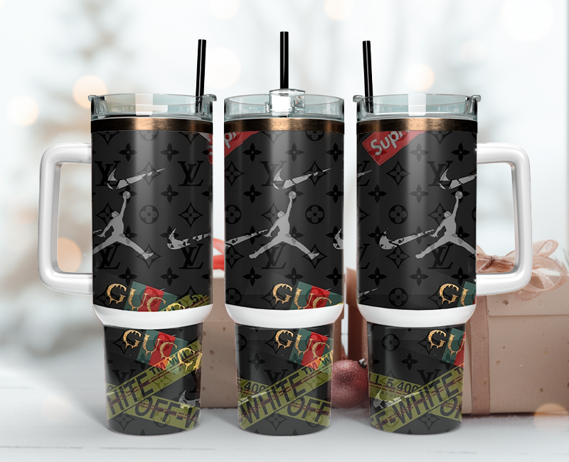Louis Vuitton Tumbler Wrap 40oz,Tumbler Wrap with Logo Fashion - Instant PNG File 78