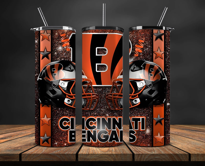Cincinnati Bengals Tumbler, Bengals Logo,NFL Season Design 07