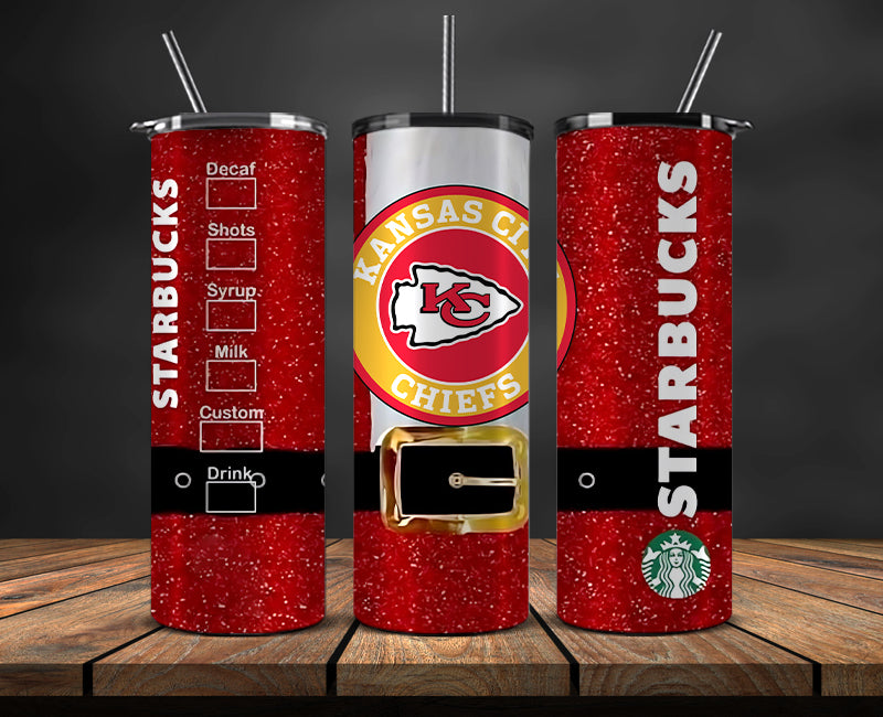 Kansas City Chiefs Christmas Tumbler Png,NFL Merry Christmas Png, NFL Christmas Tumbler Wrap 81