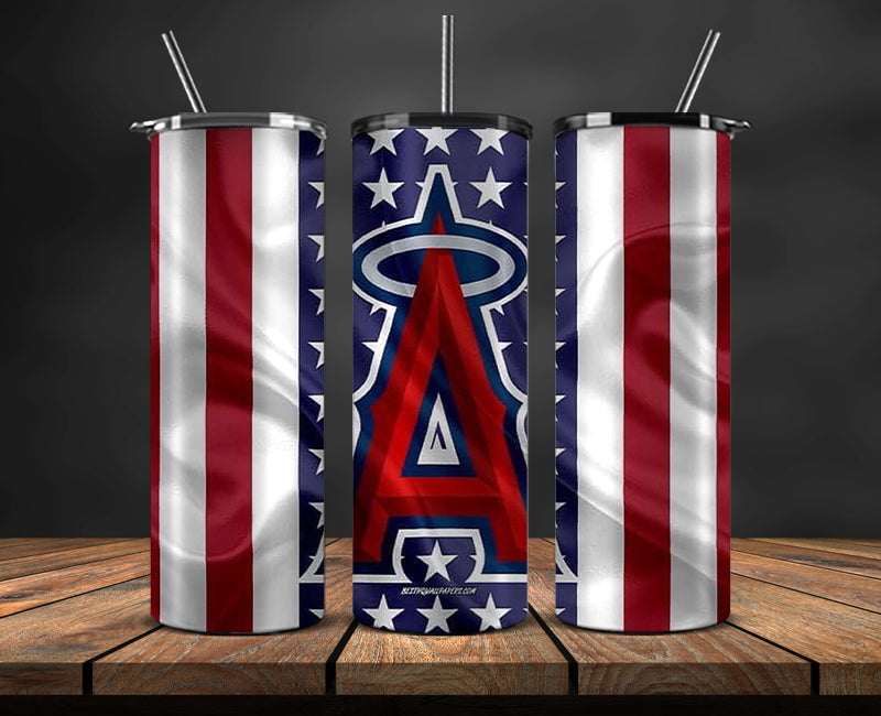 Los Angeles Angels Tumbler Wrap, Mlb Tumbler Mlb Logo Tumbler Png 81