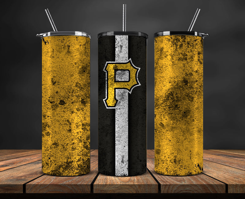 Pittsburgh Pirates Tumbler Wrap, Mlb Tumbler Mlb Logo Tumbler Png 83