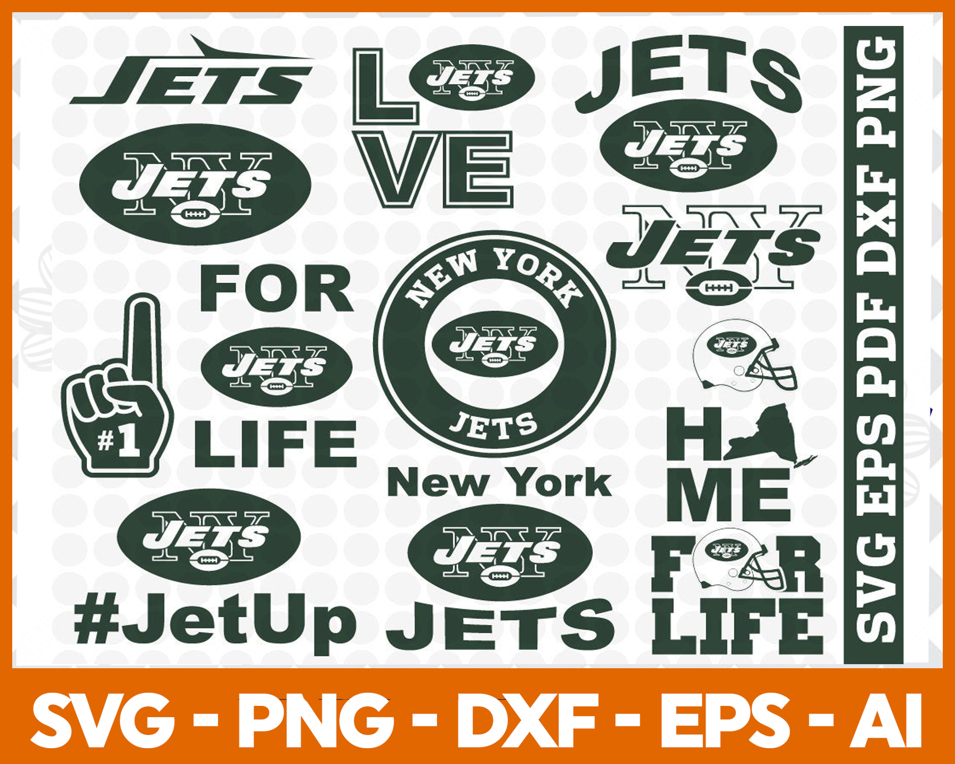 New York Jets SVG Bundle