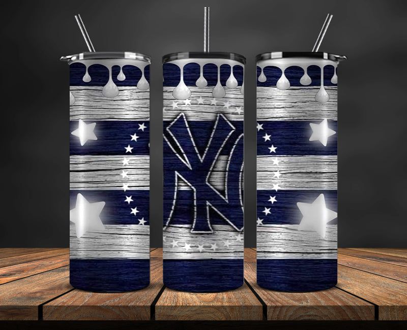 New York Yankees Tumbler Wrap, Mlb Tumbler Mlb Logo Tumbler Png 88