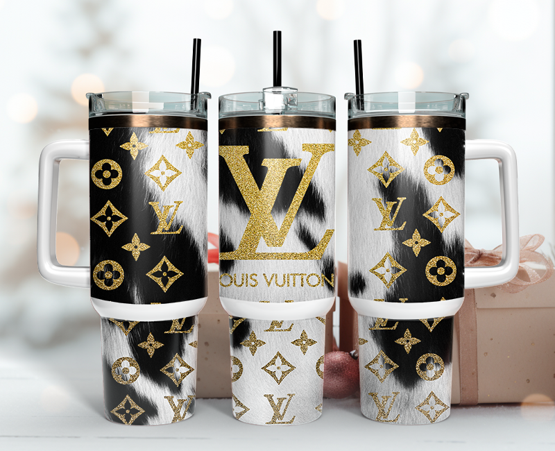 Louis Vuitton Tumbler Wrap 40oz,Tumbler Wrap with Logo Fashion - Instant PNG File 97