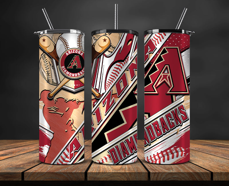 Arizona Diamondbacks Tumbler Wrap, Mlb Tumbler Mlb Logo Tumbler Png 09