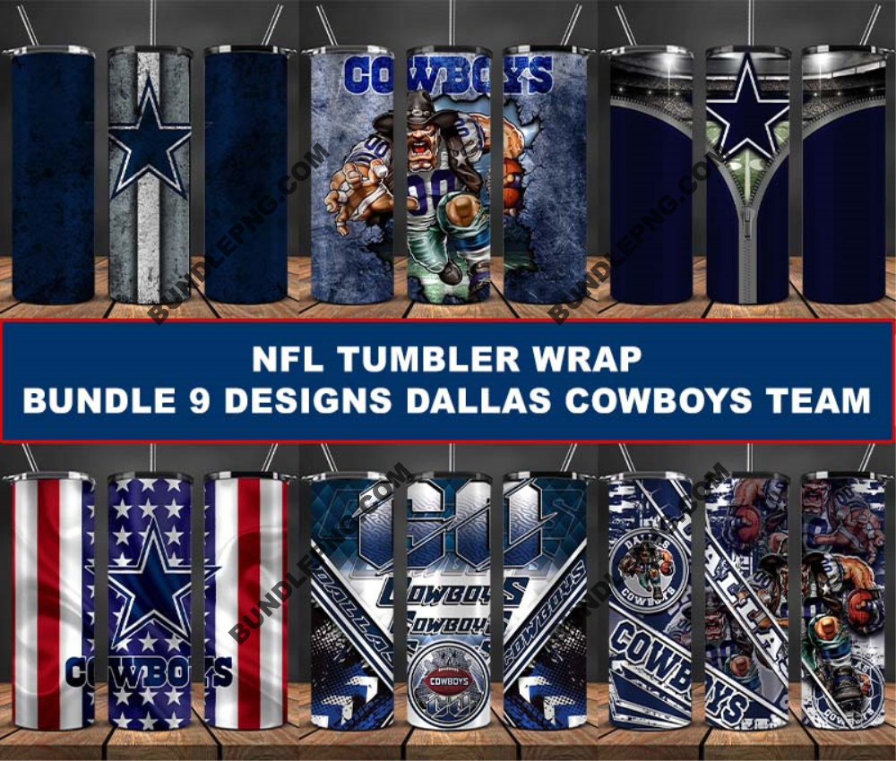 Cowboys Tumbler Wrap , Football Tumbler Png ,32 Team Sport28 – Bundlepng