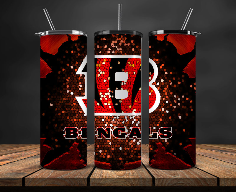 Cincinnati Bengals Tumbler Wraps ,Bengals Logo, Nfl Tumbler Png Tumbler 103