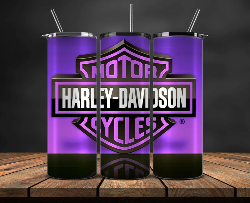 Harley Skinny Tumbler Png, Motor Harley Digital Tumbler Wrap, Moto Tumbler Wrap Design 105