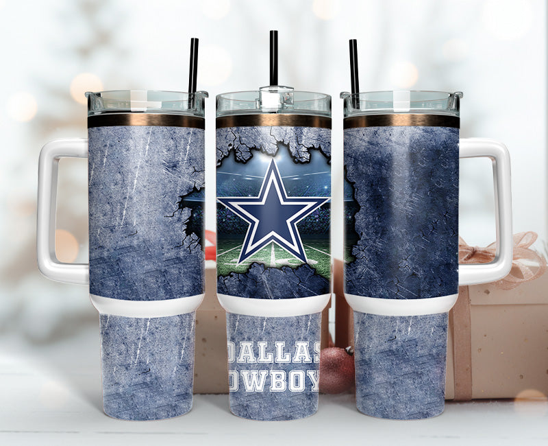 Dallas Cowboys Tumbler 40oz Png, 40oz Tumbler Skinny 108